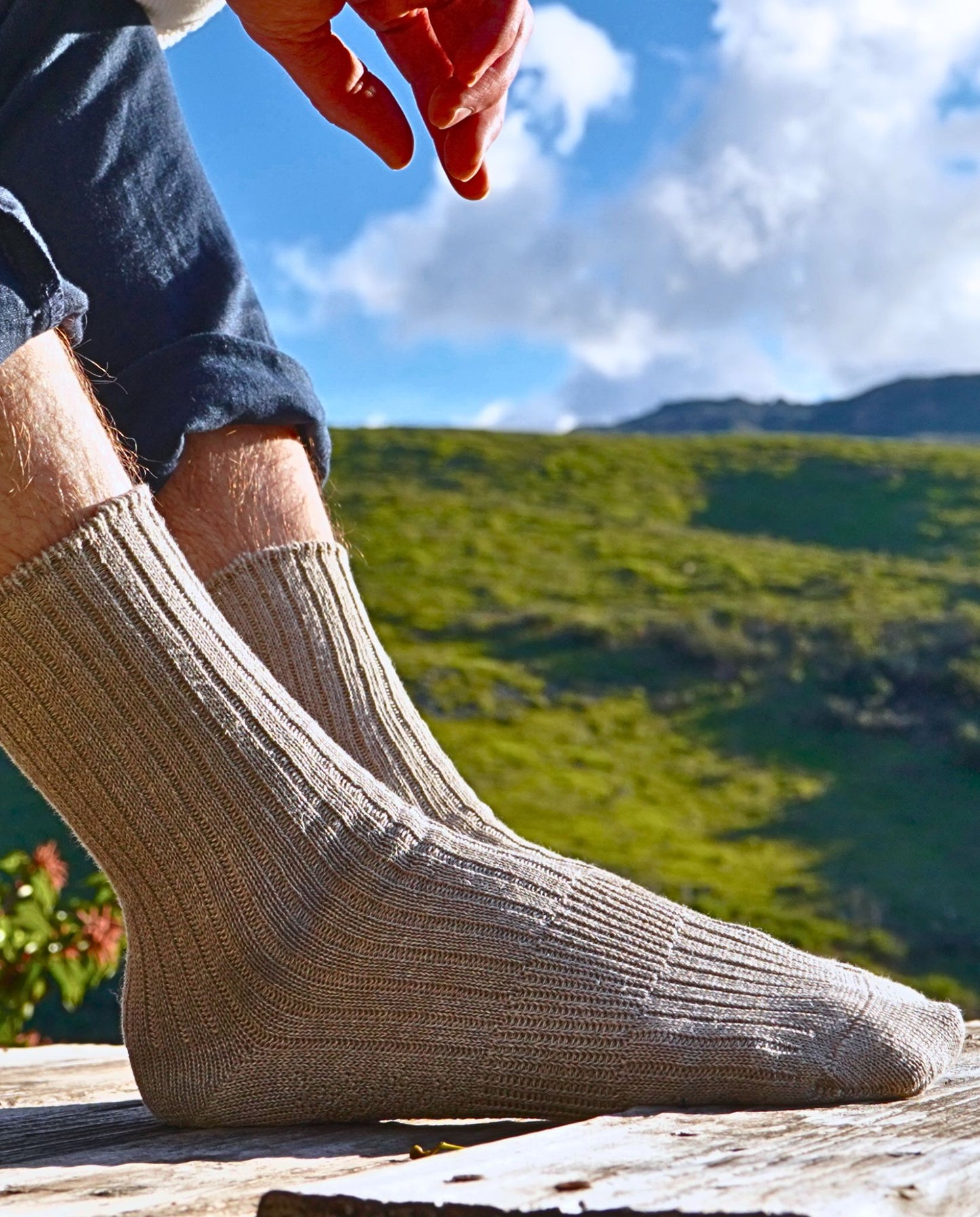 Hemp 91 Half Calf Socks